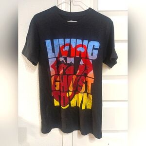 THE ROLLING STONES LIVING IN A GHOST TOWN T-SHIRT